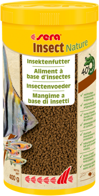 Sera Insect Nature Visvoer 1000ml - Rijk aan Proteïnen, 100% Insectenmeel, Zonder Kunstmatige Toevoegingen
