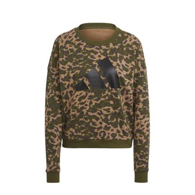 adidas Performance sportsweater bruin