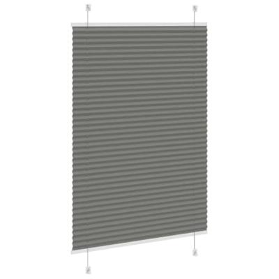 VidaXL Plissé rolgordijn 95x150 cm stofbreedte 94,4 cm antraciet VidaXL Plissé rolgordijn 95x150 cm stofbreedte 94,4 cm antraciet