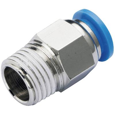 TRU COMPONENTS Rechte koppeling PC4-M5 Buis-Ø: 4 mm Afm. schroefdraad: M5 x 0.8 1 stuk(s)