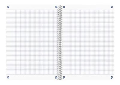 Oxford Touareg spiraalschrift, 180 bladzijden, ft A5, geruit 5 mm, geassorteerde kleuren