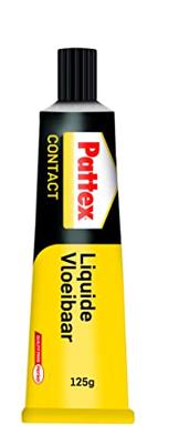 Pattex contactlijm Vloeibaar, tube van 125 g, op blister