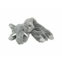 Trixie be eco hangende olifant hondenspeelgoed gerecycled pluche - thumbnail