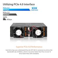 Icy Dock ToughArmor MB699VP-B V3 SDD-behuizing Zwart 2.5 - thumbnail