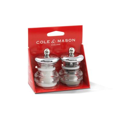 Cole & Mason H3023180 kruidenmolen Zilver, Transparant