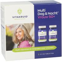Vitakruid Multi Dag & Nacht Vrouw 50+ 100% Vegan 2 x 30 - thumbnail