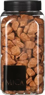 Mica Decorations decoratie stenen terra 650ml Mica Decorations decoratie stenen terra 650ml