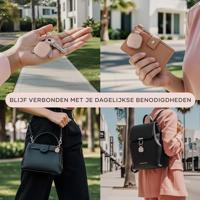 Satechi FindAll vegan-lederen sleutelhanger met FindMy - Desert Rose - thumbnail