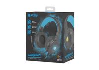FURY NFU-1585 hoofdtelefoon/headset Hoofdband 3,5mm-connector Zwart, Blauw - thumbnail