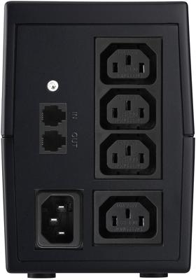 PowerWalker VI 850SE LCD/IEC Line-interactive 0,85 kVA 480 W 4 AC-uitgang(en)
