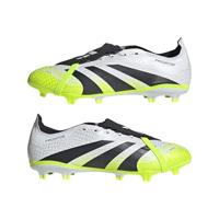 adidas Predator League FT Gras / Kunstgras Voetbalschoenen (MG) Wit Zwart Neongeel - thumbnail