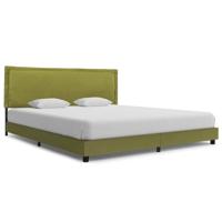 vidaXL Bedframe stof groen 180x200 cm - thumbnail