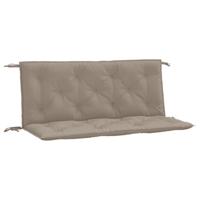 VidaXL Tuinbankkussens 2 st 120x50x7 cm oxford stof taupe - thumbnail