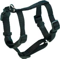 Trixie hondentuig premium h-tuig zwart - thumbnail