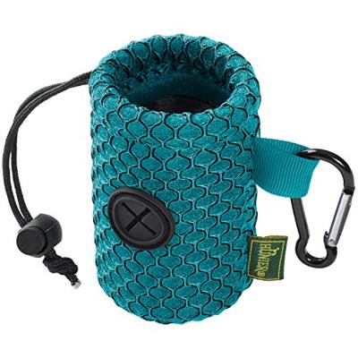 HUNTER Hilo Poepzakdispenser, voor het praktisch opbergen van hondenpoepzakjes, kleur turquoise, eenheidsmaat