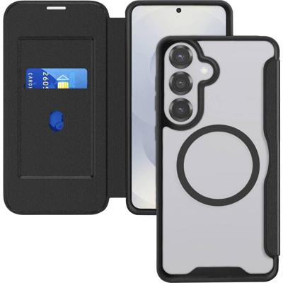 4Smarts Booklet Samsung Galaxy S26 Zwart, Transparant Inductieve lading