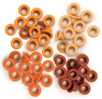 We R Makers • standard eyelets orange 60pcs - thumbnail