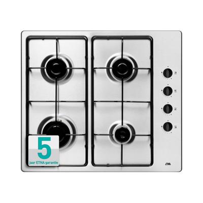 Etna T106VRVSA Gas kookplaat Grijs