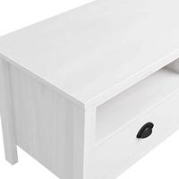 Tv-meubel Hill Range 158x40x47 cm massief grenenhout wit - thumbnail