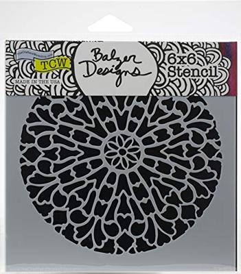 The Crafter's Workshop • sjabloon old circle 15,2x15,2cm