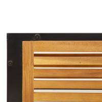 7-delige Tuinbankstel met kussens massief acaciahout - thumbnail