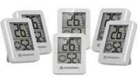 BRESSER ClimaTemp Hygro Indicator Set van 6 Thermo-/Hygrometers (wit) - thumbnail