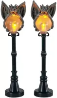 Halloweenfiguur Gargoyle lamp post set of 2 b/o (4.5v) LEMAX - Lemax - thumbnail