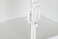 Wandtafel DKD Home Decor Wit Metaal Kristal 120 x 35 x 80 cm - thumbnail