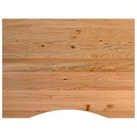 Werkbank 80x60x(71,5-98) cm eikenhout lichtbruin - thumbnail