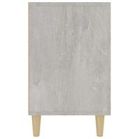 Dressoir 100x36x60 cm bewerkt hout betongrijs - thumbnail