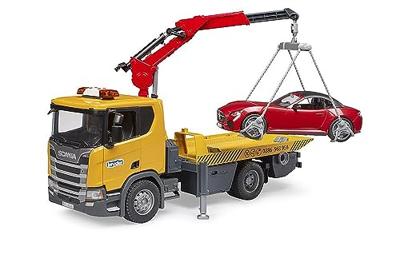bruder Scania Super 560R sleepvrachtwagen met Roadster Kant-en-klaar model Bedrijfswagen(model) - thumbnail