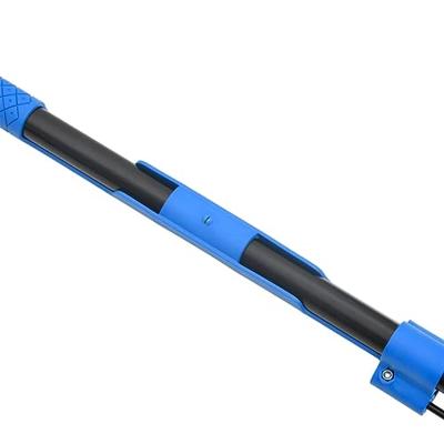VidaXL Notenverzamelaar 127 cm staal blauw