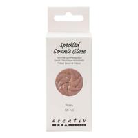 Creativ Company Gespikkeld keramiek glazuur 999-1060 c dekkend pinky - 60ml - thumbnail