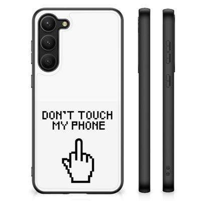 Samsung Galaxy S23 Plus | Telefoon Hoesje | Finger Don&apos;t Touch My Phone