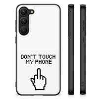 Samsung Galaxy S23 Plus | Telefoon Hoesje | Finger Don&apos;t Touch My Phone - thumbnail