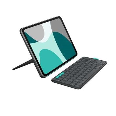 Toetsenbordhoes - Logitech - Flip Folio - Voor iPad en iPad Air 11-inch (M4 en M5) (M2 en M3) (5e generatie - 2024) - Grafiet