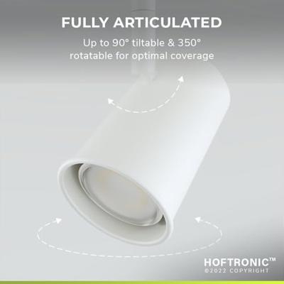 Riga - LED plafondlamp - 4 Watt 345 Lumen - 4000K Neutraal wit - Draaibaar en dimbaar - GU10 - Kantelbaar - Plafondspot - IP20 voor binnen - Wit