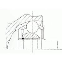 Homokineet reparatie set, aandrijfas 36110 - thumbnail