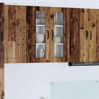 Keukenkast aan de muur Oud Hout 60 x 31 x 80 cm Bewerkt hout - thumbnail