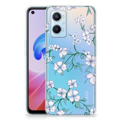OPPO A96 | OPPO A76 Uniek | TPU Case | Blossom White