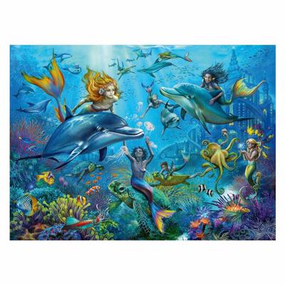 Ravensburger legpuzzel xxl zeemeermin, 100st.