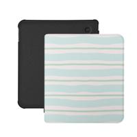 Lunso Kobo Libra Colour hoesje (7 inch) - Vegan Saffiano Leren Sleep Cover - Soft Surf - thumbnail