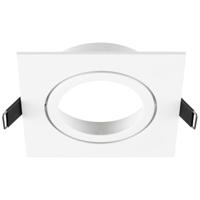 SLV InbouwringNew Tria 95 vierkant wit - zonder fitting - 1007448 - thumbnail