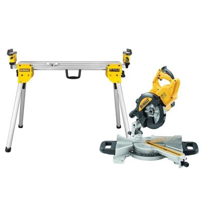 DeWALT DWS774SET Afkort-/Verstekzaag met XPS 216mm 1400W + DE7033 Onderstel