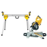 DeWALT DWS774SET Afkort-/Verstekzaag met XPS 216mm 1400W + DE7033 Onderstel - thumbnail