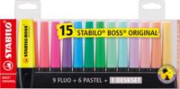 Markeerstift stabilo boss bureauset 70/15 15st ass | 5 stuks - thumbnail