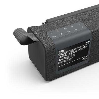 Radio Hama DR200BT Zwart