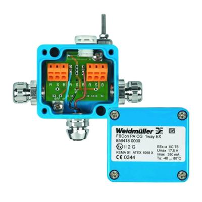 Weidmüller FBCON PA CG/M12 1WAY EX 8564150000 Passieve sensor/actorbox Profibus-PA standaardverdeler Eex(ia) 1 stuk(s) Weidmüller FBCON PA CG/M12 1WAY EX 8564150000 Passieve sensor/actorbox Profibus-PA standaardverdeler Eex(ia) 1 stuk(s)