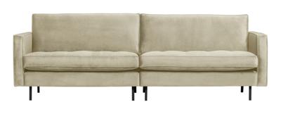 WOOOD 3-zits Bank 'Rodeo Classic' Velvet, kleur Pistache