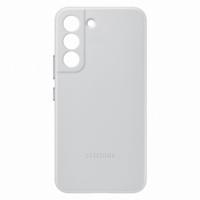 EF-VS901LJEGWW Samsung Leather Cover Galaxy S22 5G Light Grey - thumbnail